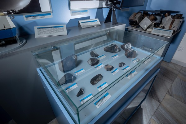 Expozice pozorování meteorů/Meteor observation exhibit