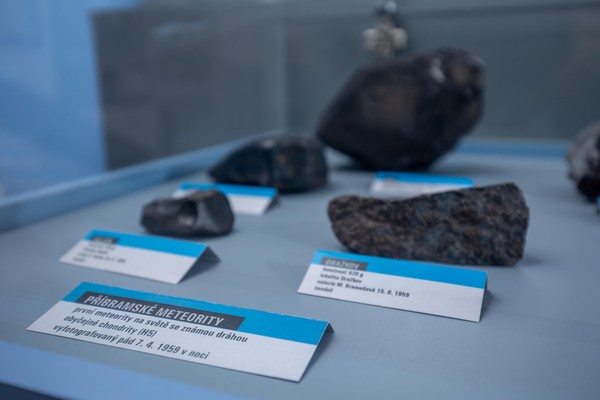 Expozice pozorování meteorů/Meteor observation exhibit